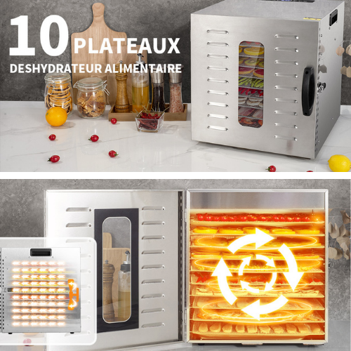 deshidratador de acero inoxidable