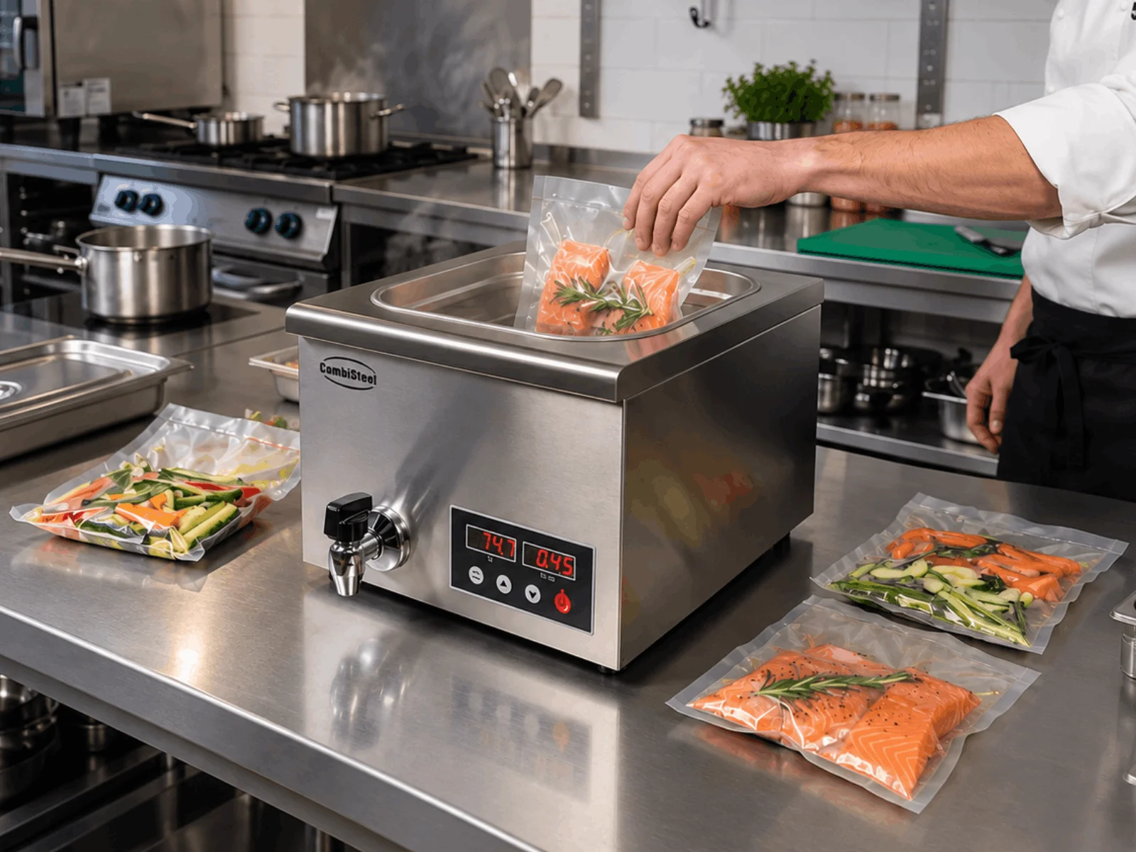 Gama de cocinas sous vide profesionales